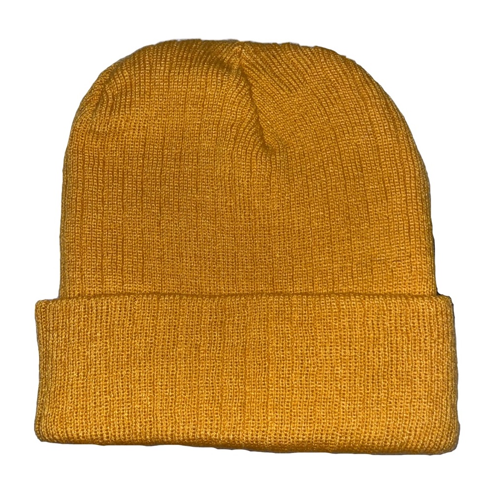 Mustard yellow beanie